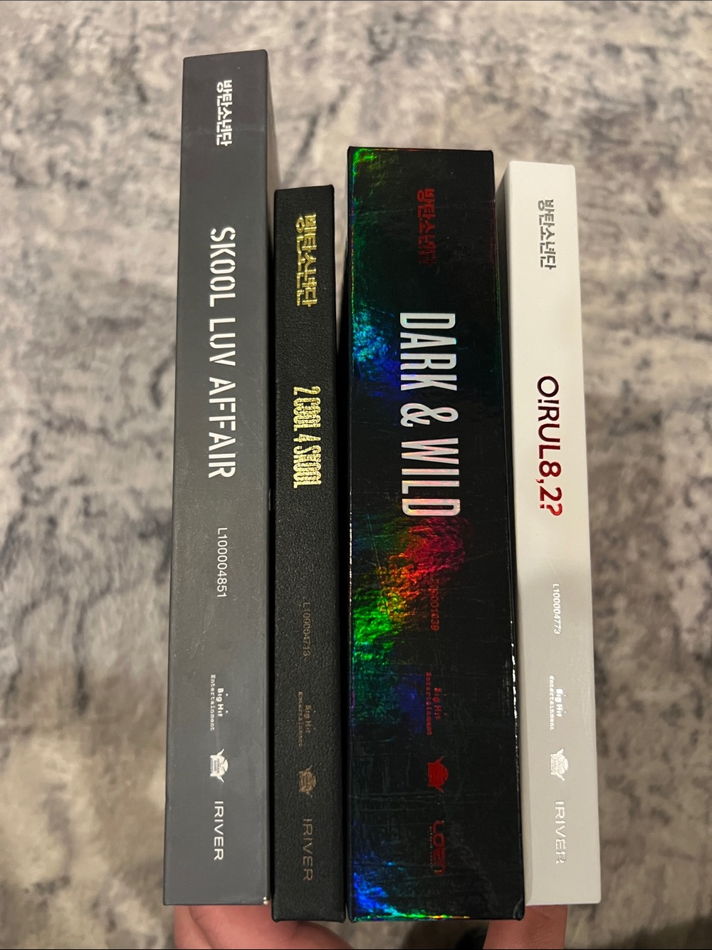 BTS ALBUM BUNDLE - O!RUL8,2?, DARK&WILD, 2 COOL 4 SKOOL, SKOOL LUV AFFAIR